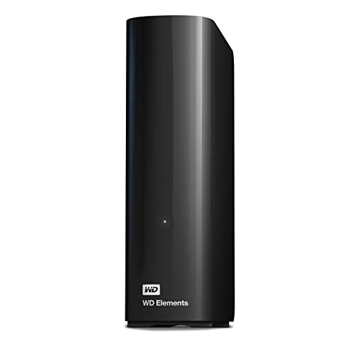 WD 14TB Elements Desktop External Hard Drive, USB 3.0 external hard drive for plug-and-play storage - WDBWLG0140HBK-NESN