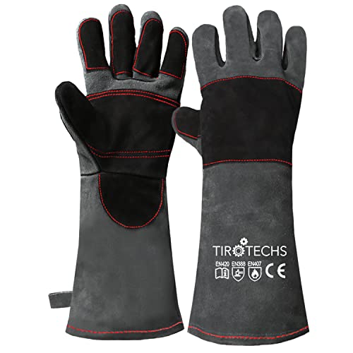 TIROTECHS Bite Proof Animal Handling Gloves, Bite Proof Gloves, Dog Bite Gloves, Dog Bite Proof Gloves, Anti Dog Bite Gloves, Cat Gloves Bite Proof, Cat Grooming Gloves, Kevlar Gloves