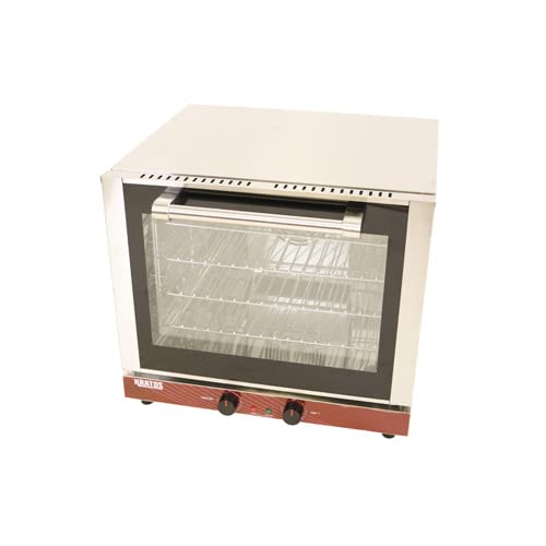 Kratos 29M-003 - Commercial Half-Size Countertop Convection Oven - Holds 4 Half-Size Sheet Pans - 2.3 Cu. Ft. Interior - 2800 Watts