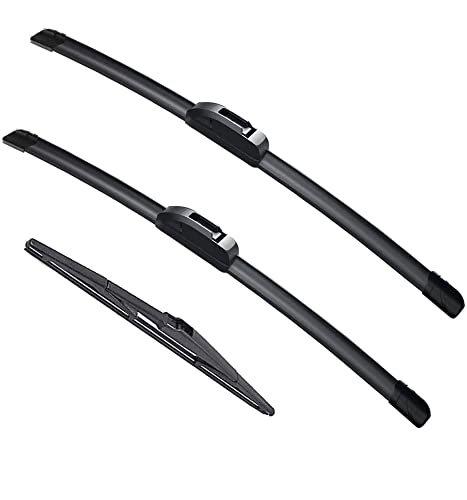 3 Wipers Factory Replacement for 2011 2012 2013 2014 2015 2016 2017 2018 2019 2020 Toyota Sienna Original Equipment Windshield Wiper Blades 28"+20"+16" (Set of 3) Fit J Hook Adapter