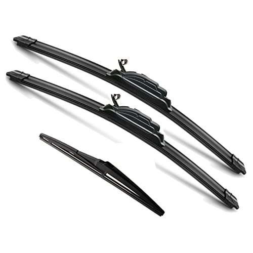 JustCar 3 wipers Replacement for 2011-2021 Toyota Sienna, Windshield Wiper Blades Original Equipment Replacement - 28"/20"/16" (Set of 3) U/J HOOK