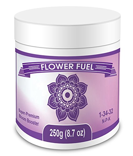 Bloom Booster and Yield Enhancer for Plants - Bigger, Heavier, Healthier Harvests, for Use in Soil and Hydroponics - Super Concentrated Phosphorus and Potassium - Flower Fuel 1-34-32, 250g