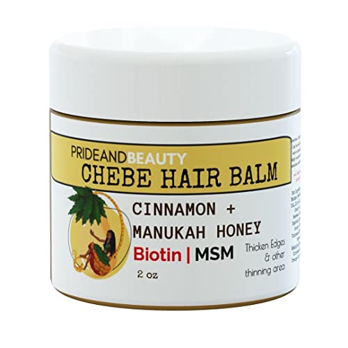Chebe Butter For Hair Growth. Manuka Honey (Biotin+MSM)| Alopecia Growth Stimulant | Great For Balding/Bald Spots. Chebe Hair Butter, With Chebe Powder.