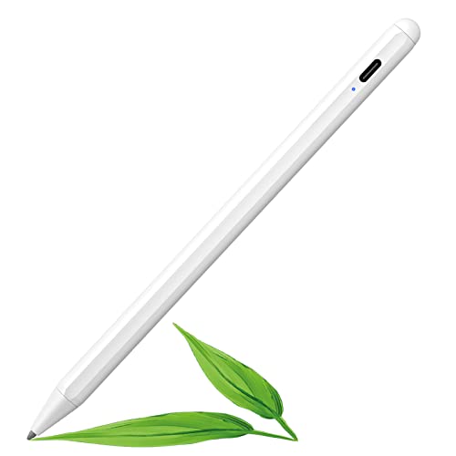 Stylus Pen for iPad with Palm Rejection,Active Pencil Compatible with (2018-2022) Apple iPad 10th/9th/8th/7th/6th Gen, iPad Air 5th/4th/3th Gen, iPad Pro 11/12.9inch, iPad Mini 6th/5th Gen (White)