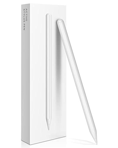 iPad Pencil 2nd Generation with Magnetic Wireless Charging, Apple Pencil 2nd Generation, Smart Pen Compatible with iPad Pro 11 in 1/2/3/4, iPad Pro 12.9 in 3/4/5/6, iPad Air 4/5, iPad Mini 6