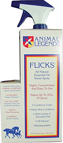 Animal Legends Flicks Essential Oil Horse Spray, 32oz (5059)