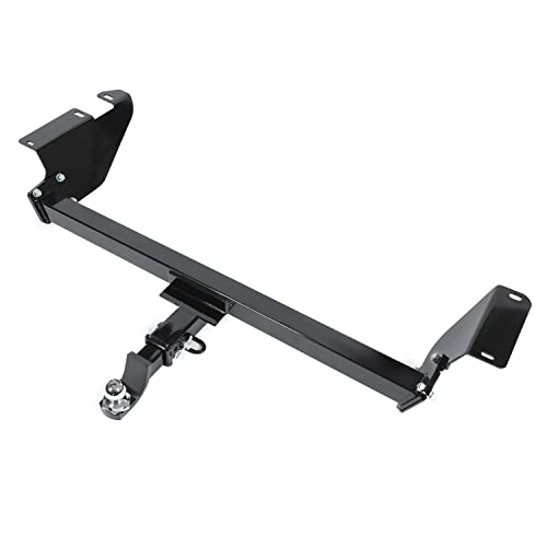 HECASA 2" Class 3 Trailer Hitch Receiver Compatible with 2008-2020 Chrysler Town & Country Dodge Grand Caravan RAM C/V Tradesman Volkswagen Routan Steel Black Powder Coated