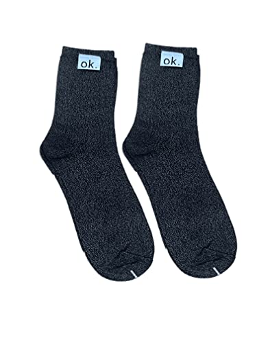 ok. Grounding Socks Black XL - Faraday Earthing Socks Silver conductive Socks with Grounding Technology - Protect Your Feet
