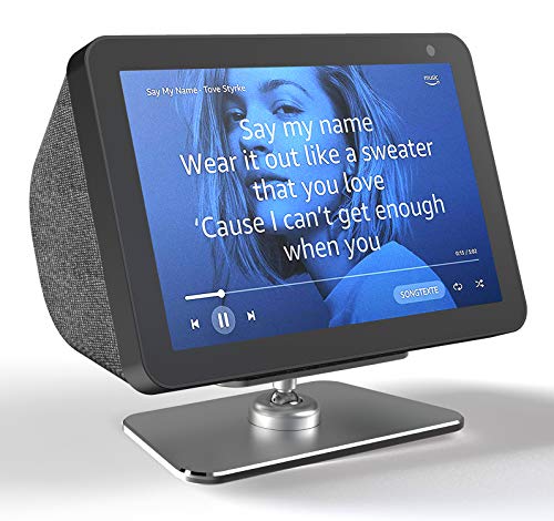 VMEI Echo Show 8 Stand, Metal Stand for Echo Show 8/All-New Echo Show 8 (2nd Gen, 2021 Release),Tilt Echo Show 8 Screen Up and DownAll Made of Metal(Gray)