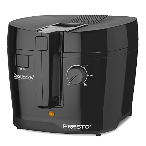 Presto 05442 CoolDaddy Cool-touch Deep Fryer - Black