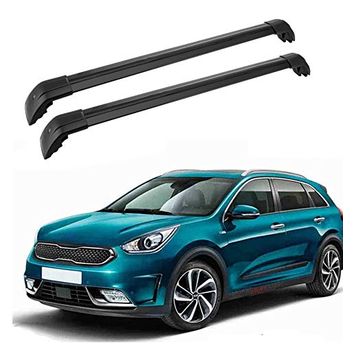 MotorFansClub Cross Bars Roof Rack Fit for KIA NIRO 2017 2018 2019 2020 2021 2022 Baggage Cargo Luggage Rail