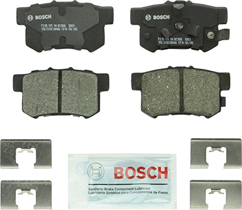 BOSCH BC1086 QuietCast Premium Ceramic Disc Brake Pad Set - Compatible With Select Acura RDX; Honda Accord Crosstour, Crosstour, CR-V; REAR