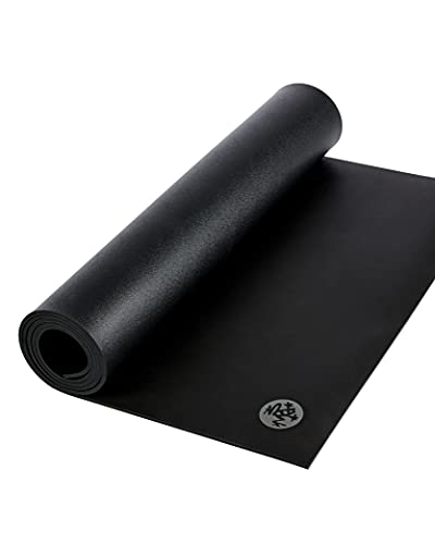 Manduka GRP Adapt Hot Yoga Mat - For Women and Men, Durable, Non Slip Grip, Sweat Resistant, 5mm Thick, 71 Inch, Black