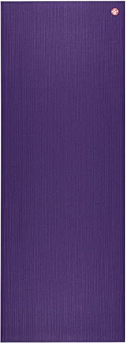 Manduka PRO Yoga Mat  Premium 6mm Thick Mat, Eco Friendly, Oeko-Tex Certified, Free of ALL Chemicals, High Performance Grip, Ultra Dense Cushioning for Support & Stability in Yoga, Pilates, Gym and Any General Fitness - 71 inches, Purple