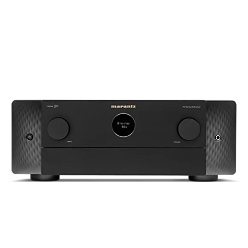 Marantz Cinema 50 9.4-Ch Receiver (110W X 9) - 4K/120 and 8K Home Theater Receiver (2022 Model), Built-in Bluetooth, Wi-Fi & HEOS Multi-Room, Supports Dolby Atmos, DTS:X Pro, IMAX Enhanced & Auro 3D