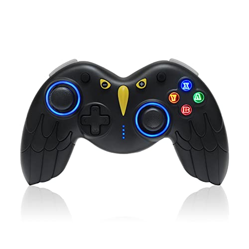 STOGA Switch Controllers-Cute Eagle Animal Pro Gamepad for Nintendo Switch/Lite/OLED Bluetooth Switch Controller,Wireless Controller with Wake Up,6-Axis Gyro,Motion Control &Dual Vibration-Black
