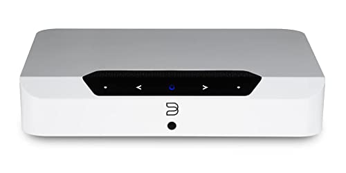 Bluesound POWERNODE Edge Compact Wireless Multi-Room High Resolution Music Streaming Amplifier - White