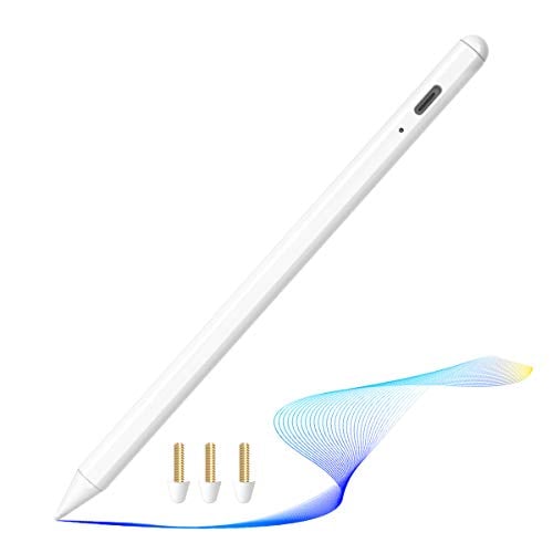 Stylus Pen for Apple iPad Pencil - Pen for iPad 9th 8th 7th 6th Gen Palm Rejection for Apple Pencil 2nd Generation Compatible 2018-2022 iPad Mini 6th 5th iPad Air 5th 4th 3rd iPad Pro 11-12.9 Inch