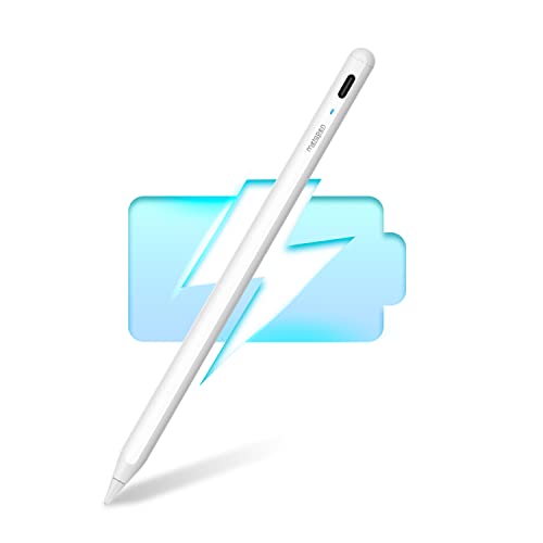 Metapen iPad Pencil A8 (2X Faster Charge & More Durable Tip) for Apple iPad 10th/9th~6, iPad Pro (12.9" 6th /11" 4th Gen) in 2018-2022, Stylus Pen for iPad Air 5/4/3, iPad Mini 6/5 with Palm Rejection