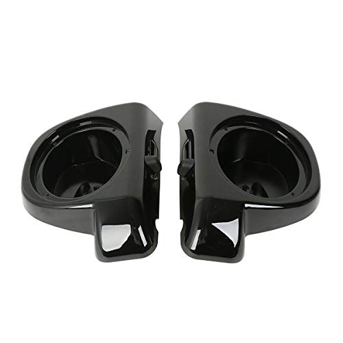 TCMT 6.5" Speaker Pods Boxes Lower Vented Fairing Fits for Harley Touring CVO Street Glide Road Glide Electra Glide Road King 2014-2023