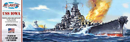 Atlantis USS Iowa Big Battleship Plastic Model Kit 1/535 Toy and Hobby