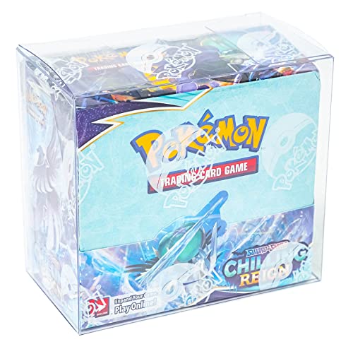 Platinum Protectors Plastic Display Case for Pokemon Booster Box .50mm Thick (2 Pack)