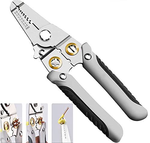 Multifunction Wire Plier Tool, Multi-Functional Wire Splitting Pliers, Stainless Steel Electrical Stripping Tool