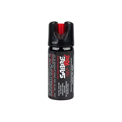 SABRE Magnum60Pepper Spray, 15 Bursts, 12-Foot (4-Meter) Range,Large 45Gram Canister,UV Marking Dye, Wide Cone Spray Pattern, Black