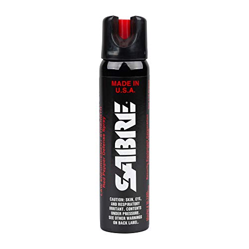 SABRE Magnum1203-In-1 Defense Spray, 35 Bursts, 12-Foot (4-Meter) Range, Triple Protection Formula Contains Pepper Spray, CS Military Gas and UV Marking Dye,ExtraLarge 122 Gram Canister