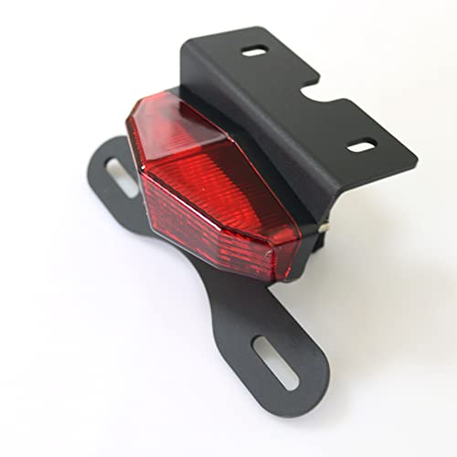 crazy sport Brake Tail Light License Plate Holder Compatible With YAMAHA TW 200 TW200 1989-2022 TW200 2021 2020 2019 2018 2017 2016 2015 2014 Motorcycle LED Tail Tidy Bracket Fender Eliminator(Red)