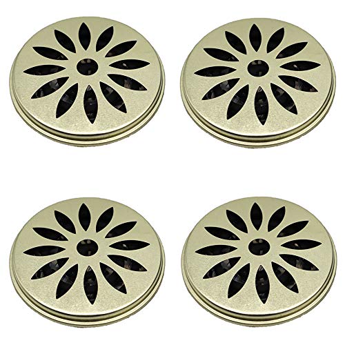 Minelife 4 Pack Mosquito Coil Holder, Mosquito Coil Incense Burner with Cover for Outdoor Use, Deck, Patio, Pool Side, Camping, Hiking and Fishing