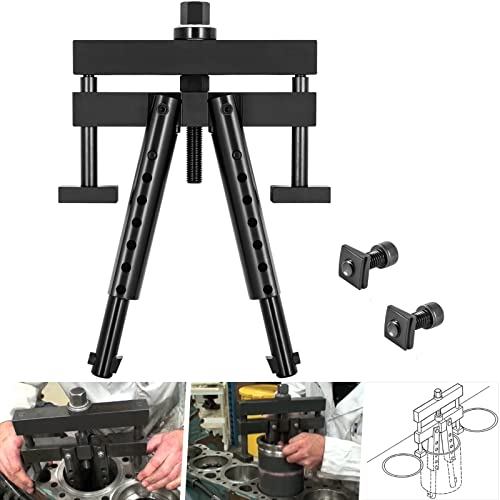 Universal Cylinder Liner Puller Heavy Duty Diesel Engine Cylinder Liner Puller Perfectly Fits for Mack Cummins CAT on Wet Liner from 3-7/8 to 6-1/4 Bore, Replace for OEM PT-6400-C M50010-B 3376015