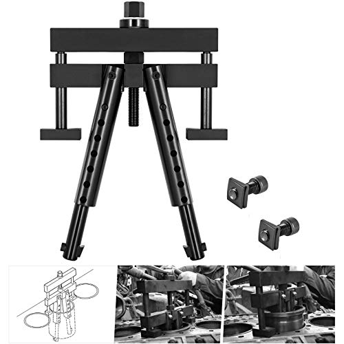 Universal Cylinder Liner Puller Assembly - Heavy Duty Diesel Engine Cylinder Liner Puller Used for Mack Cummins CAT on Wet Liner from 3-7/8 to 6-1/4 bore, Alternative to PT-6400-C M50010-B 3376015