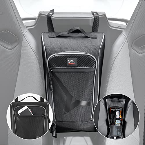 kemimoto Storage Bag 1680D UTV Cab Pack Center Seat Bag with PVC Wear Resistant Zippers Compatible with 2022 2023 CFMOTO ZForce 950 HO SPORT/HO EX / 2020-2022 ZForce 950 SPORT Storage Bag