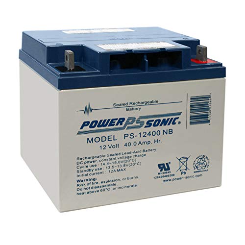 Power Sonic 12V 40Ah SLA Replacement Battery for Sealed Lead Acid NB 40Ah, 42Ah