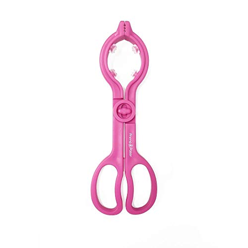 Baby Bottle Tongs Non-Slip Grip for Holding Baby Items hygienically Without Touching, Anti-Slip Silicone High-Temperature Resistant (Pink) - Primo Passi