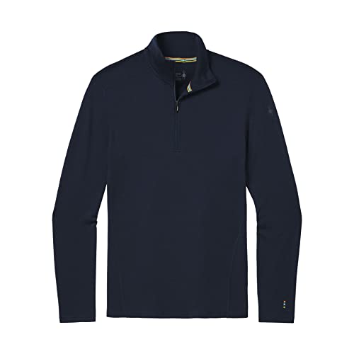 Smartwool Merino 250 Baselayer 1/4 Zip - Men's Deep Navy Large