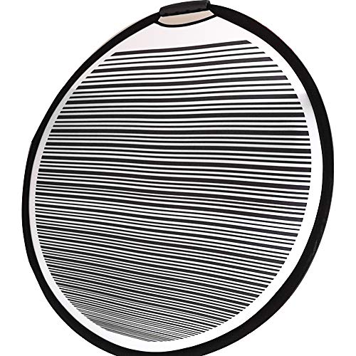 Wangyihan 80cm Circular Striped Flexible Foldable PDR Lined Light Reflector Board Dent Panel Portable Designed for Car Vehicle Door Scratch and Hail Damages Necessary Tools (16)