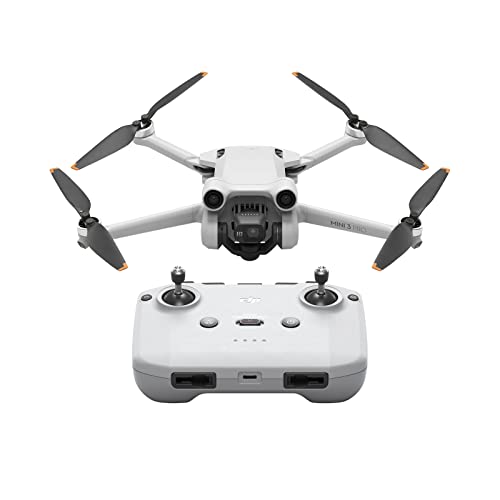 DJI Mini 3 Pro, Lightweight Foldable Camera Drone with 4K/60fps Video, 48MP, 34 Mins Flight Time, Less than 249 g, Front, Rear and Downward Obstacle Avoidance, Return to Home, Drone for Beginners