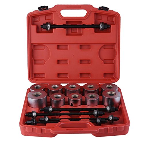 WINTOOLS 27 Pcs Universal Press & Pull Sleeve Kit Bush Bearing Removal Insertion Tool Set