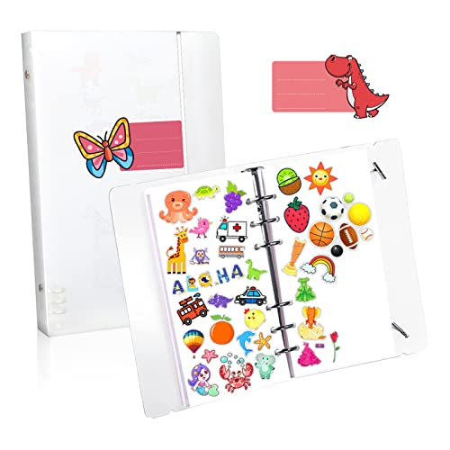 Sticker Collecting Album Reusable Sticker Storage Blank Book Activity Sticker Book for Collecting Stickers A6