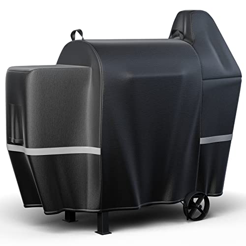 QuliMetal Grill Cover for Pit Boss Pro Series 850, 820 Deluxe/ 820D/ 820FB/ 820D3/ 820SC/ 820XL/ 820PS1/ 820CS1 Competition, Sportsman 820 Wood Pellet Grills, Z Grill 700 Series, 600D Heavy Duty