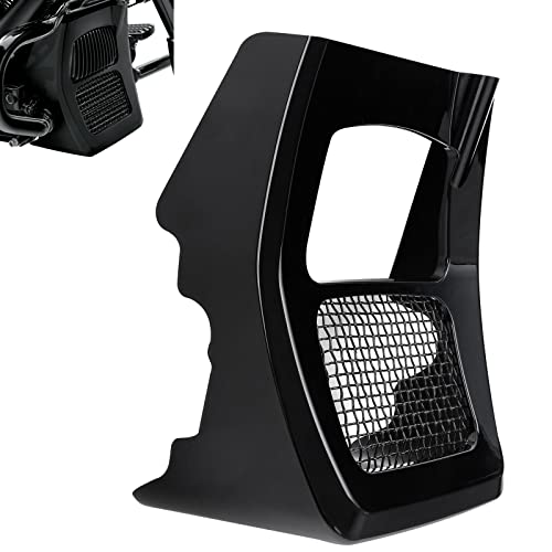 WOWTK Chin Spoiler for Harley Davidson 2017-2023 Touring Road King, Street Glide, Road Glide, and Electra Glide Standard Models,Vivid Black Finish