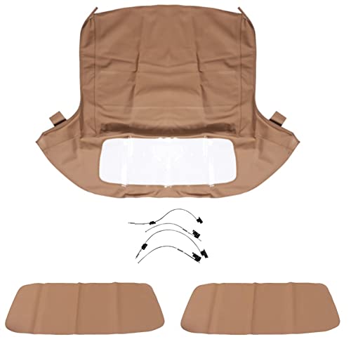 labwork Soft Top with Plastic Window Tan Twill Replacement for Z3 1996-2002 Convertible