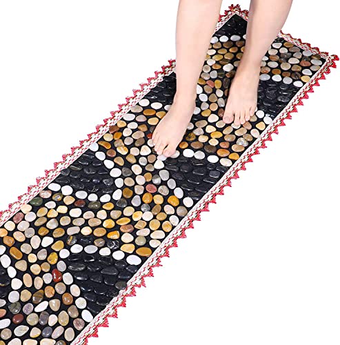 Caudeer Natural Foot Massage, Reflection Massage pad,Deep Kneading,with Heat Therapy -Deep Tissue,Acupoint Mat for Acupressure Relaxes The Nerve Ache Ease Tiredness of The Muscle(Childhood Brook 1)