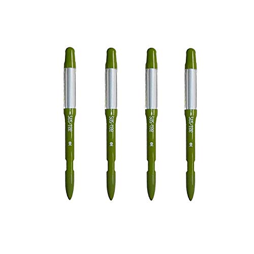 IPPINKA Sustee Aquameter, Set of 4, Plant Soil Moisture Sensor, (Green, Small)