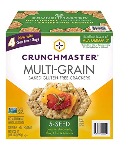 TH Foods Crunchmaster 5 Seed Multi-Grain Cracker , 20 Ounce (Pack of 1)