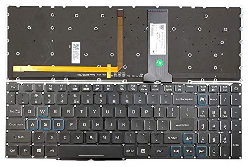 Replacement Backlit Keyboard for Acer Predator Helios 300 PH315-52 PH317-53 Series Laptop