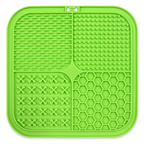Licking Mats Lick Mat for Dogs and Cats with Suction Cupsfor Anxiety Relief,Cat Treats Food Mat Slow Feeder Dog Bowls,Pet Supplies for Interactive Dog Toys Pads for Boredom and Stimulating