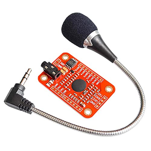 Rakstore Speak Recognition Voice Recognition Module V3 Compatible with for Arduino Support 80 Kinds of Voice DC 4.4-5.5 V High Accuracy